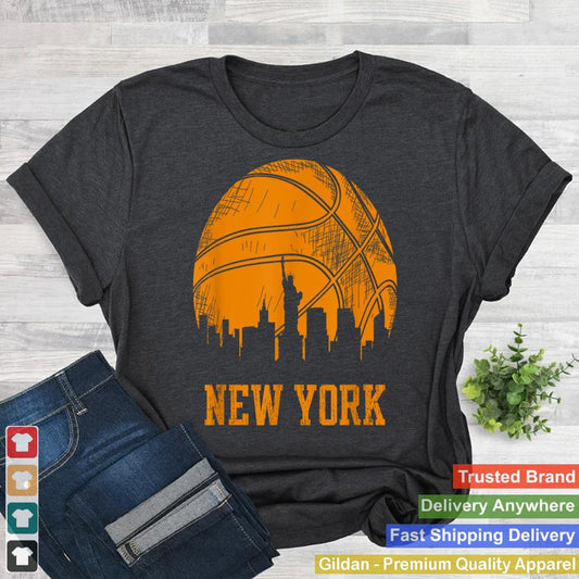 Vintage Basketball New York City Skyline Outfit