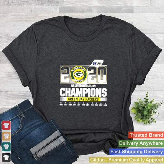 2020 Green Bay Packers North Division Champions Stars shirt