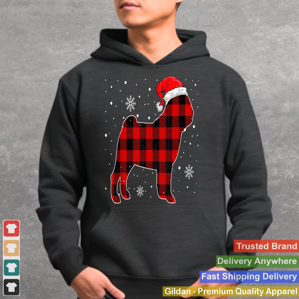 Check Brand For 50, Christmas Buffalo Plaid Pug Pajama