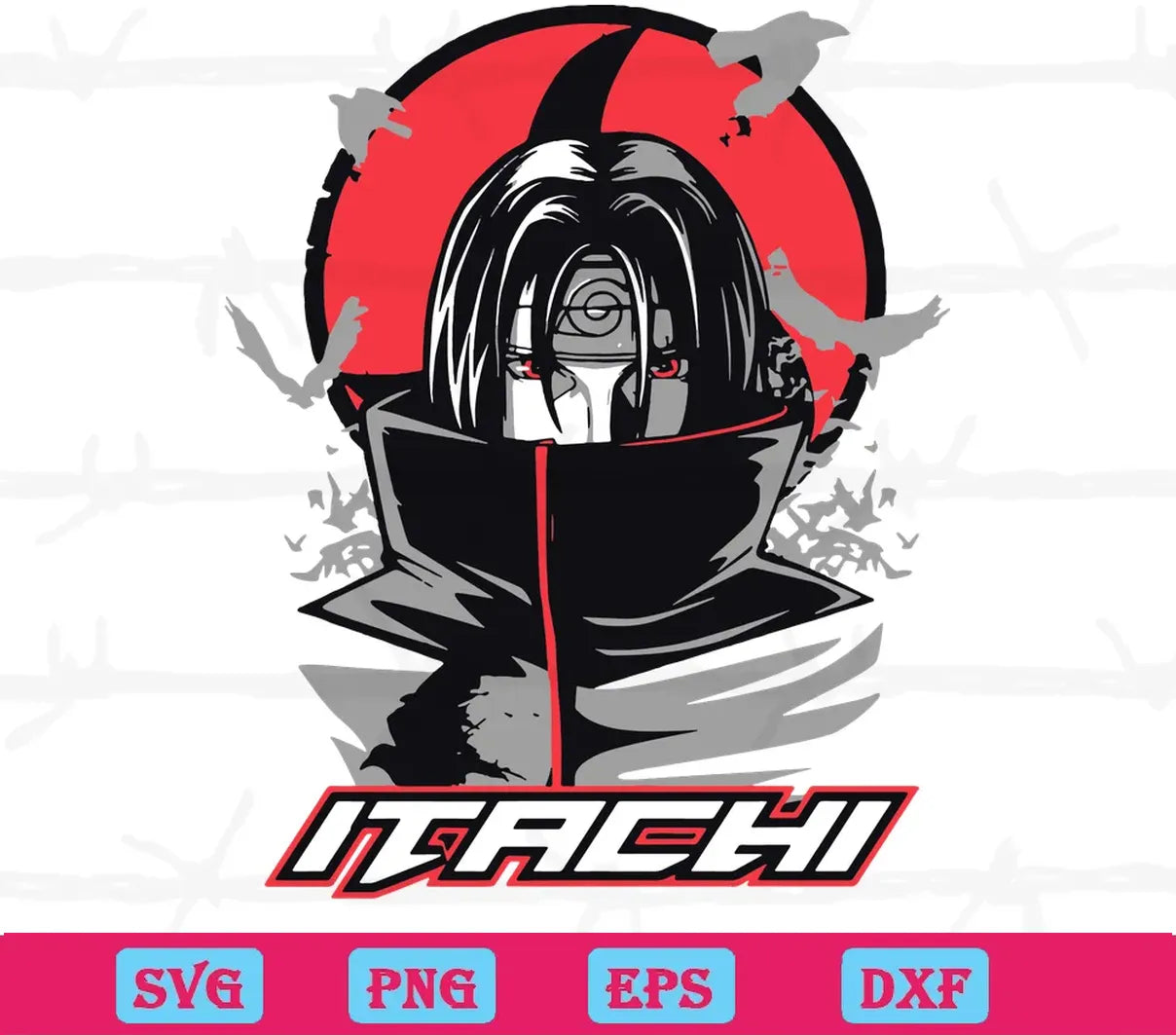 Uchiha Itachi Svg, Naruto Svg, Anime Svg