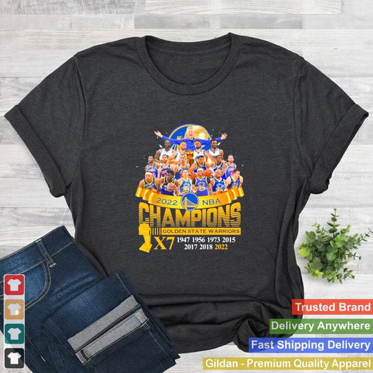 2022 NBA Finals Champions Golden State Warriors X7 1945 2022 Shirt