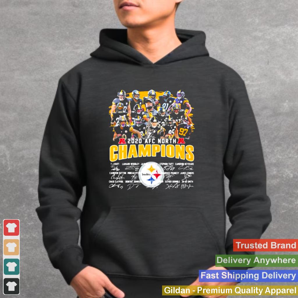 2020 Afc North Champions Steelers Football Signature shirt