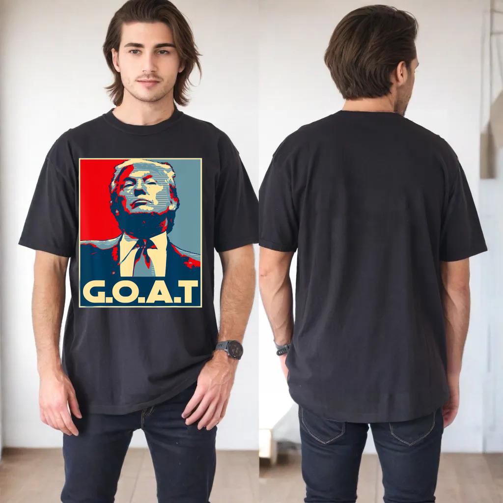 Trump Goat Shirt Republican Conservative Gift Trump 2024