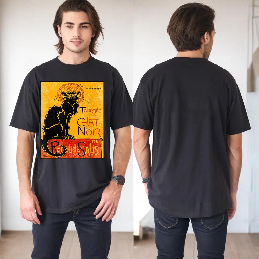 Vintage Tour du Chat Noir Black Cat For Halloween