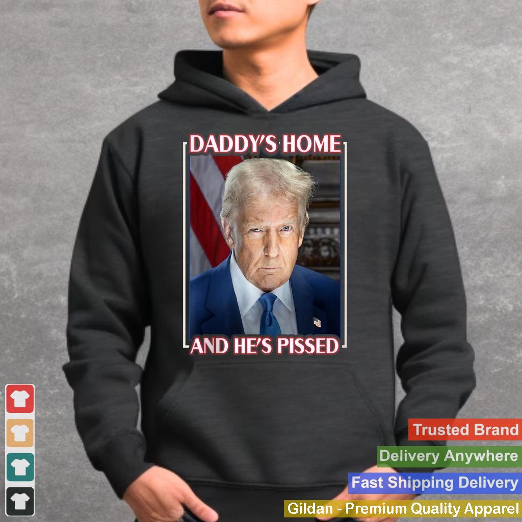 Trump Daddyu2019s Home & Heu2019s Pissed 2025 Inauguration Portrait Tank Top