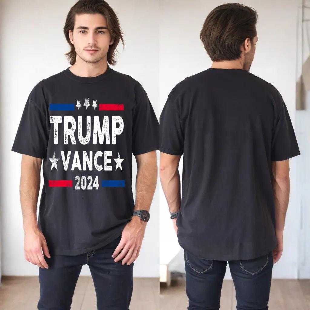 Trump Vance 2024 US Flag Vintage - Election President 2024