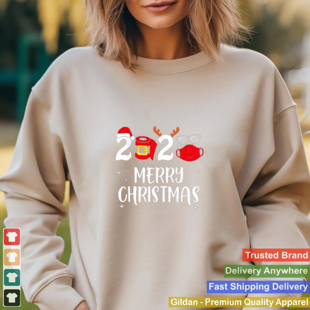 2020 Merry Christmas Santa Reindeer Face Mask shirt