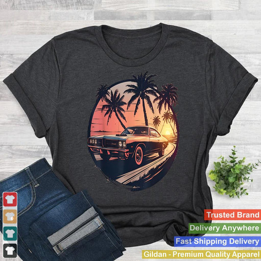 Vintage Classic Muscle Cars Retro American Lovers