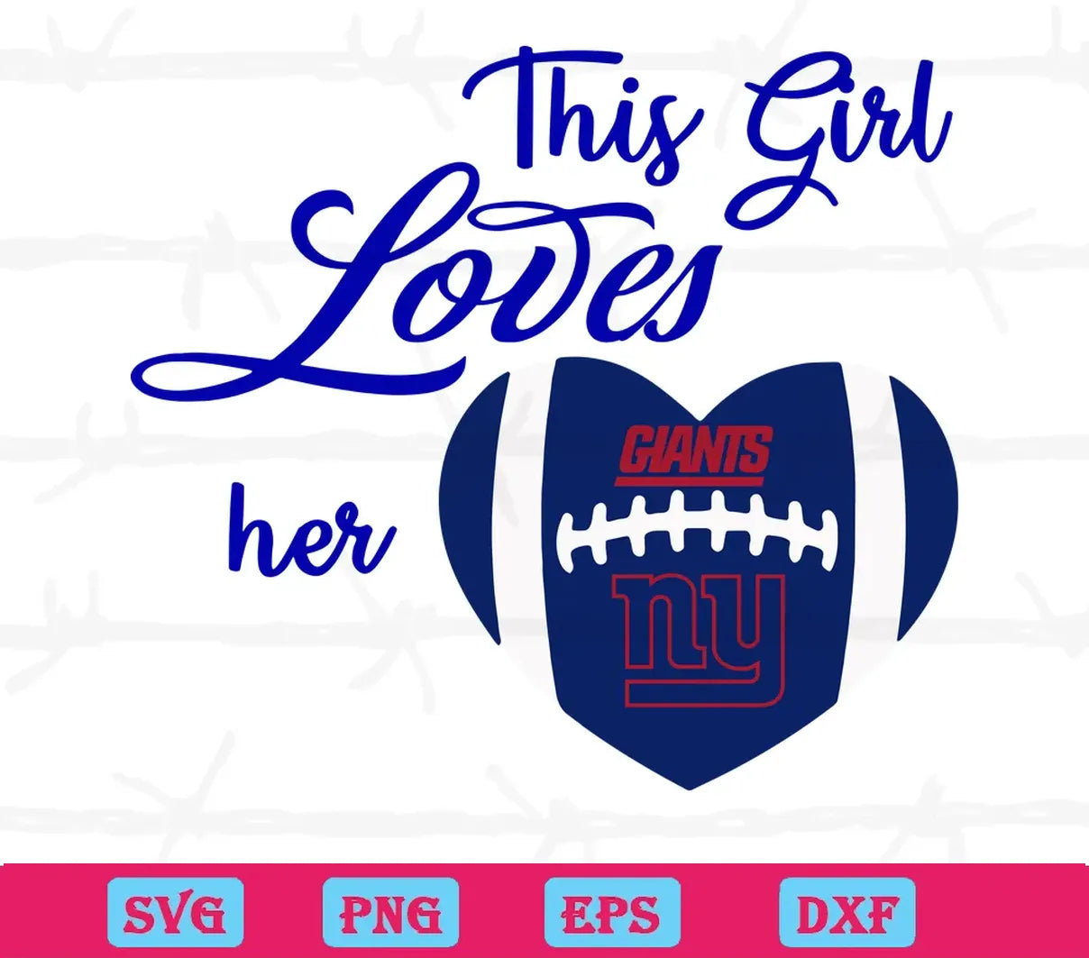 This Girl Loves Her New York Giants, Design Files