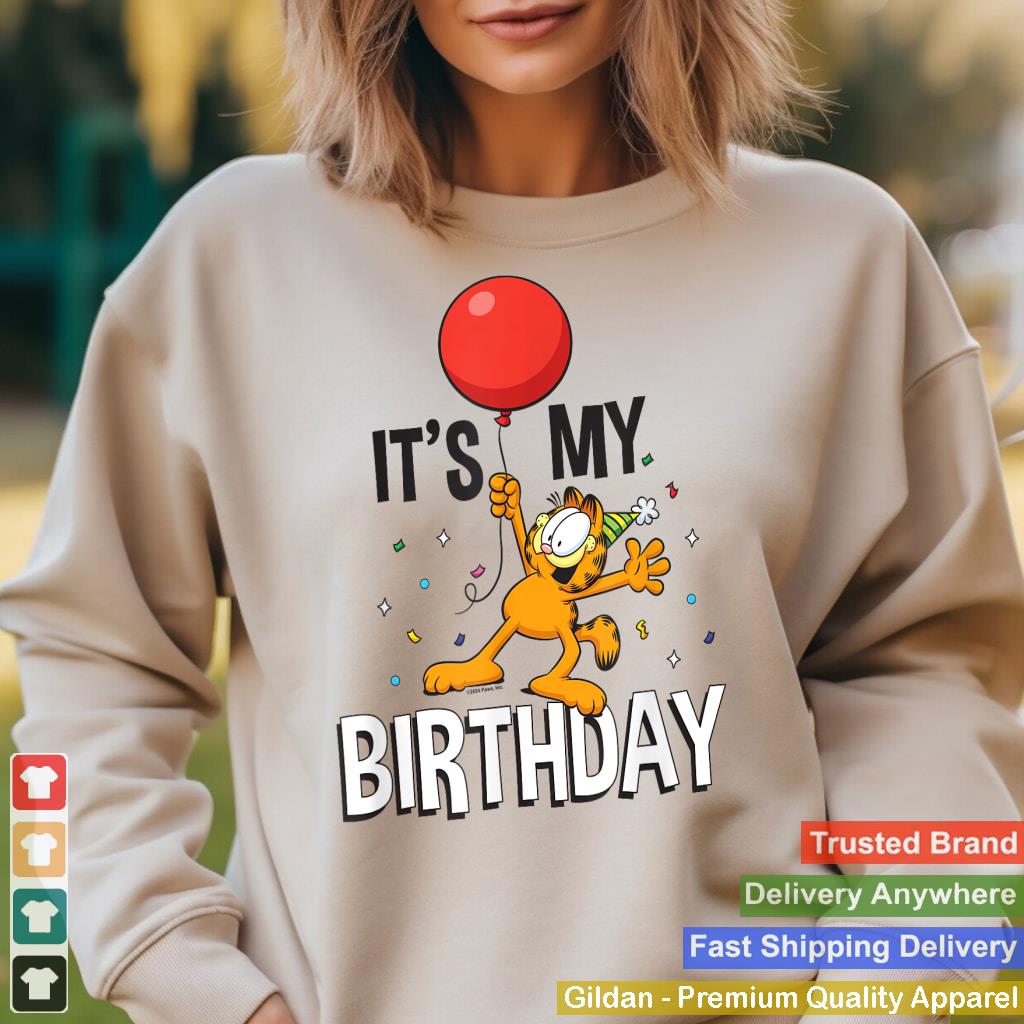 Garfield It's My Birthday Confetti Celebration Logo