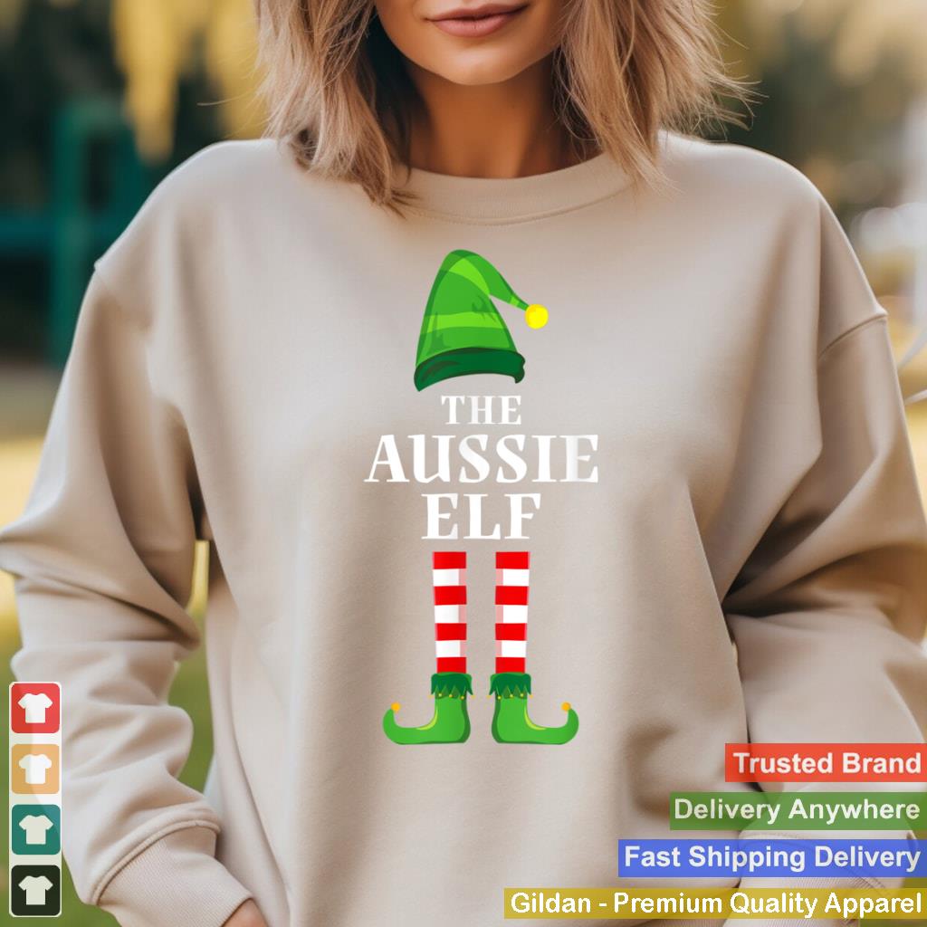 Aussie Elf Family Matching Group Christmas Party Pajama T Shirt