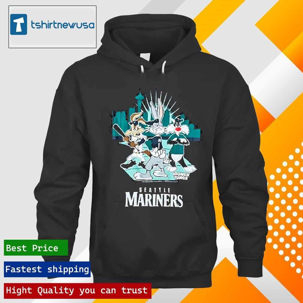 Premium Mariners Looney Tunes Night 2025 T Shirt