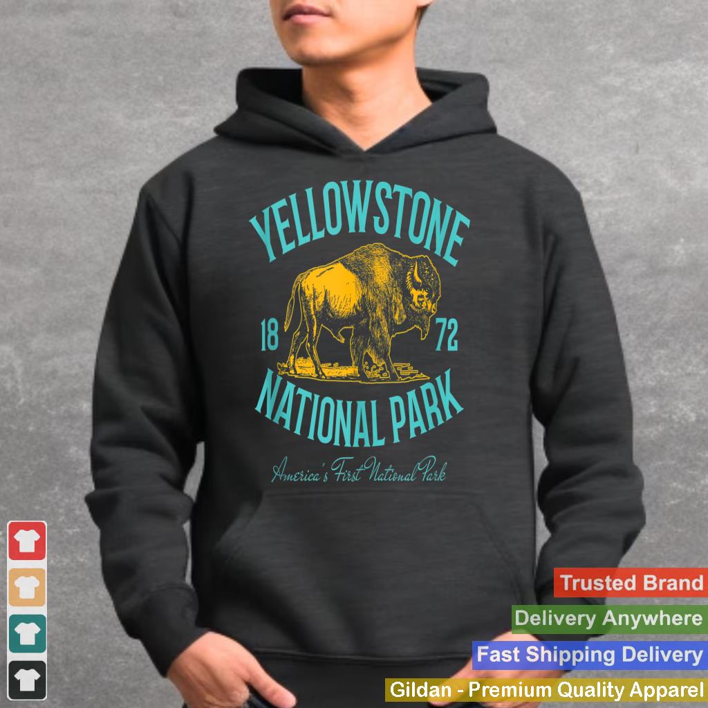 Yellowstone National Park American Bison Buffalo Tank Top