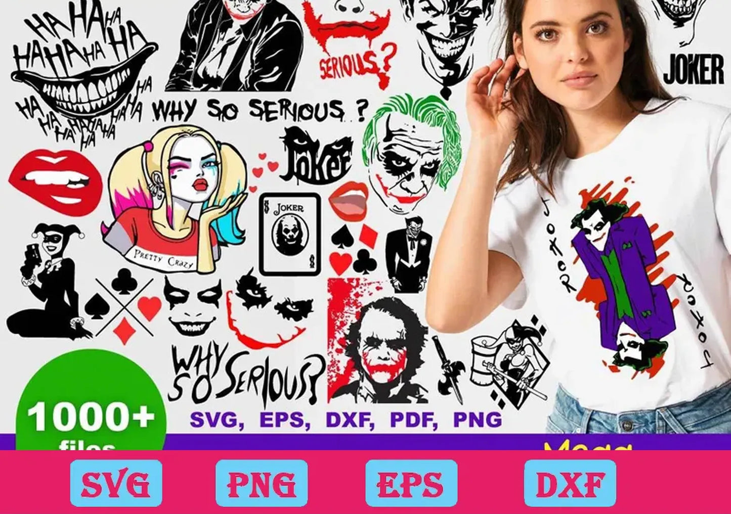 1000+ Joker svg Bundle