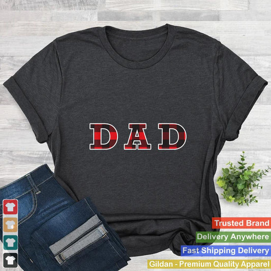 Buffalo Plaid Dad Cute Lumberjack Family Birthday Gift