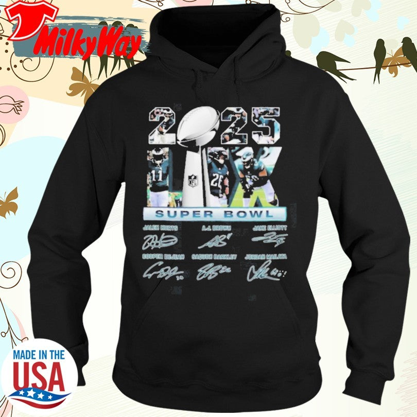 Official Philadelphia Eagles 2025 Super Bowl LIX Championship Shirt