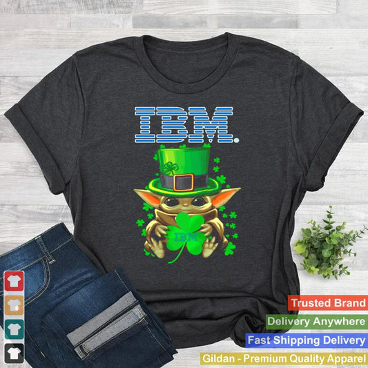 Baby Yoda Hug A Three Leaved Clover Lucky shirt