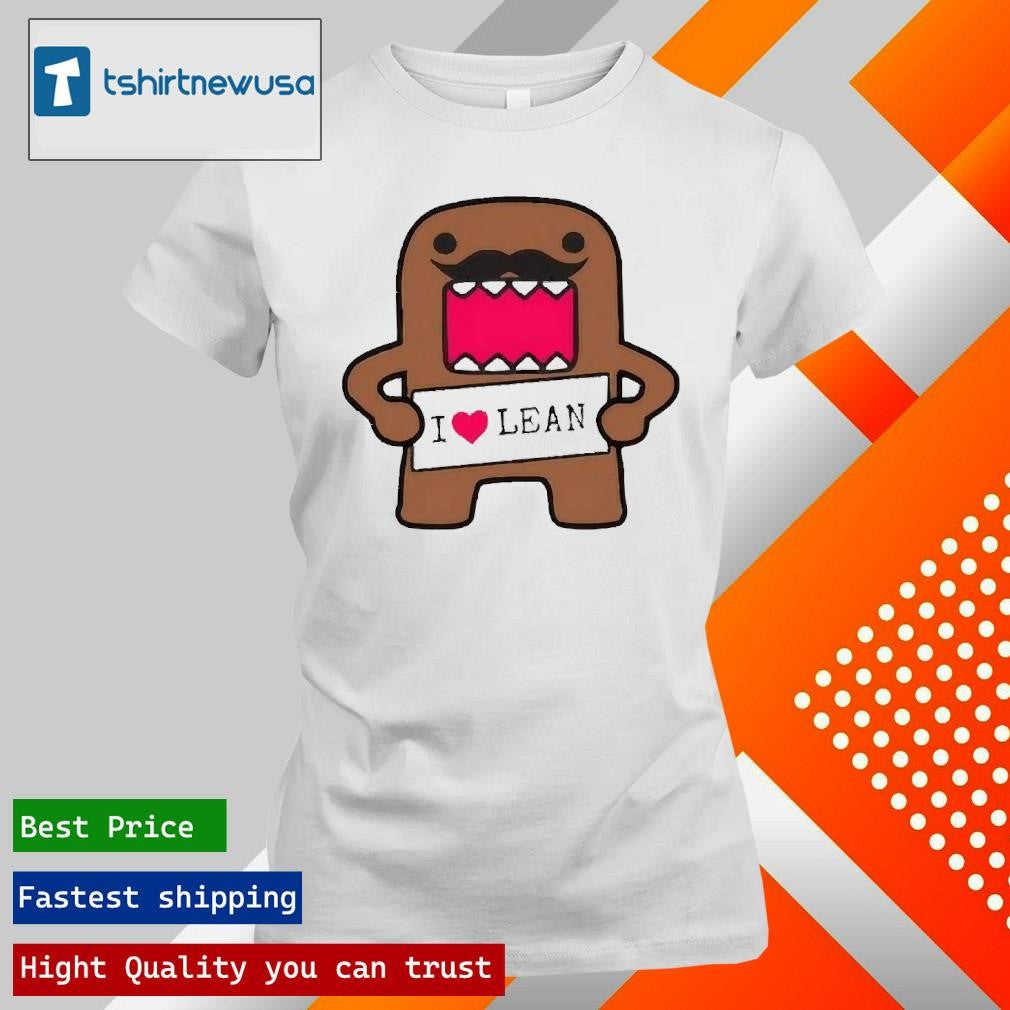 Premium I Love Lean Felt Domo Kun 2025 T-Shirt