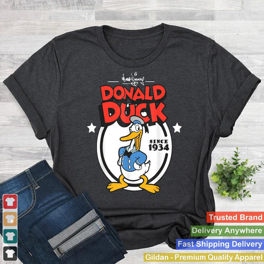 Disney Donald Duck 90th Anniversary Since 1934 Retro Vintage