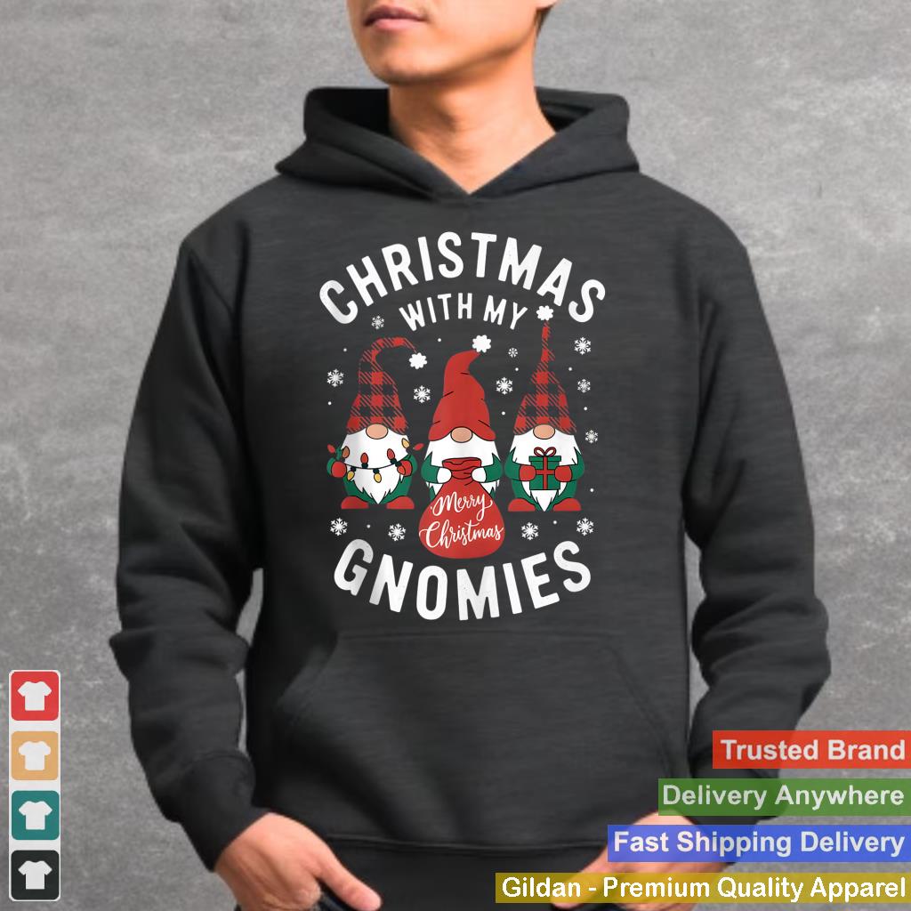 Gnome Family Christmas for Women Men - Buffalo Plaid Tank Top