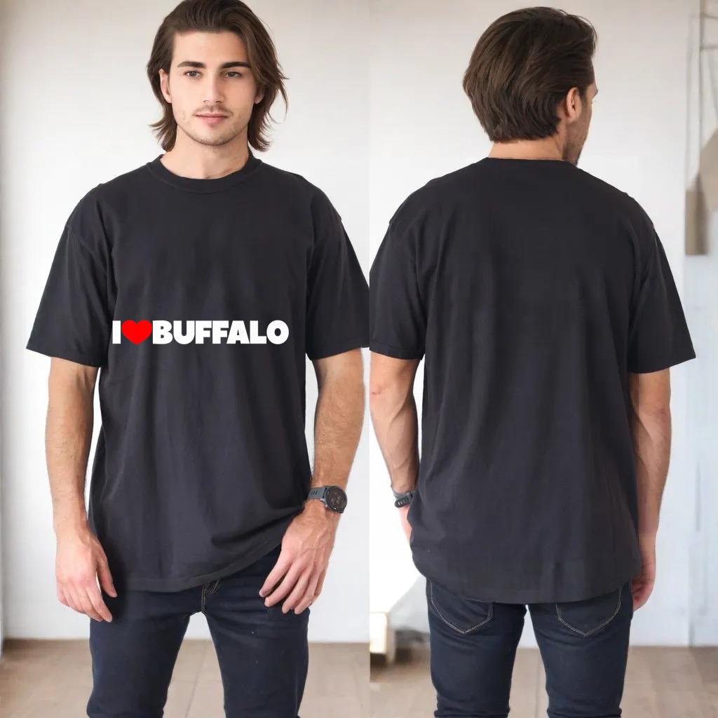 I Love (Heart) Buffalo Premium