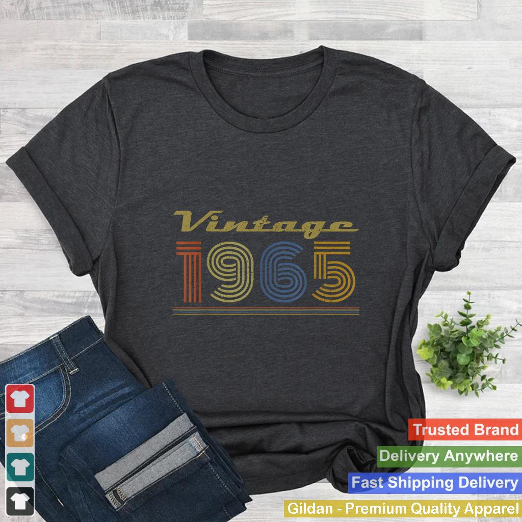 Vintage Born in 1965 - 55th birthday gift Retro Classic