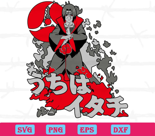 Itachi Uchiha Svg, Naruto Svg, Anime Svg