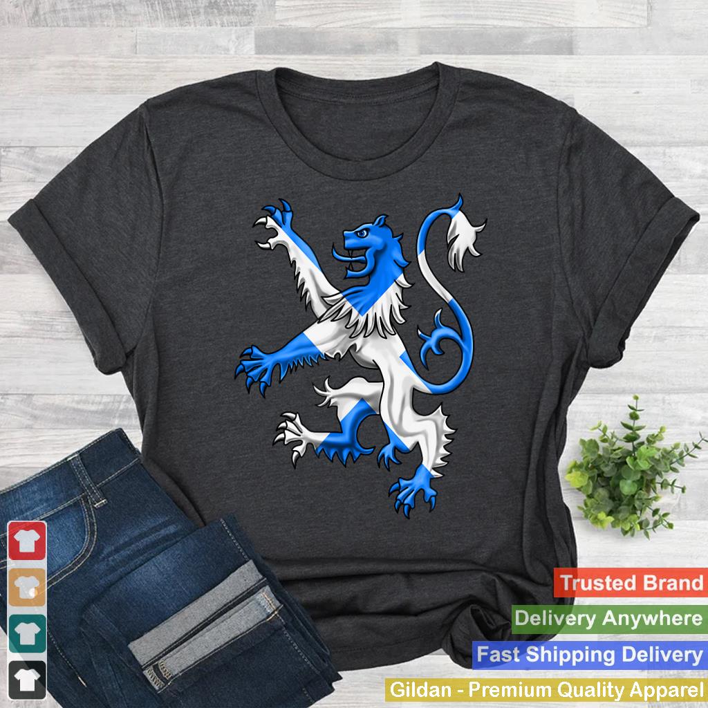 Scotland Patriotic Lion Rampant Scottish Flag Lion