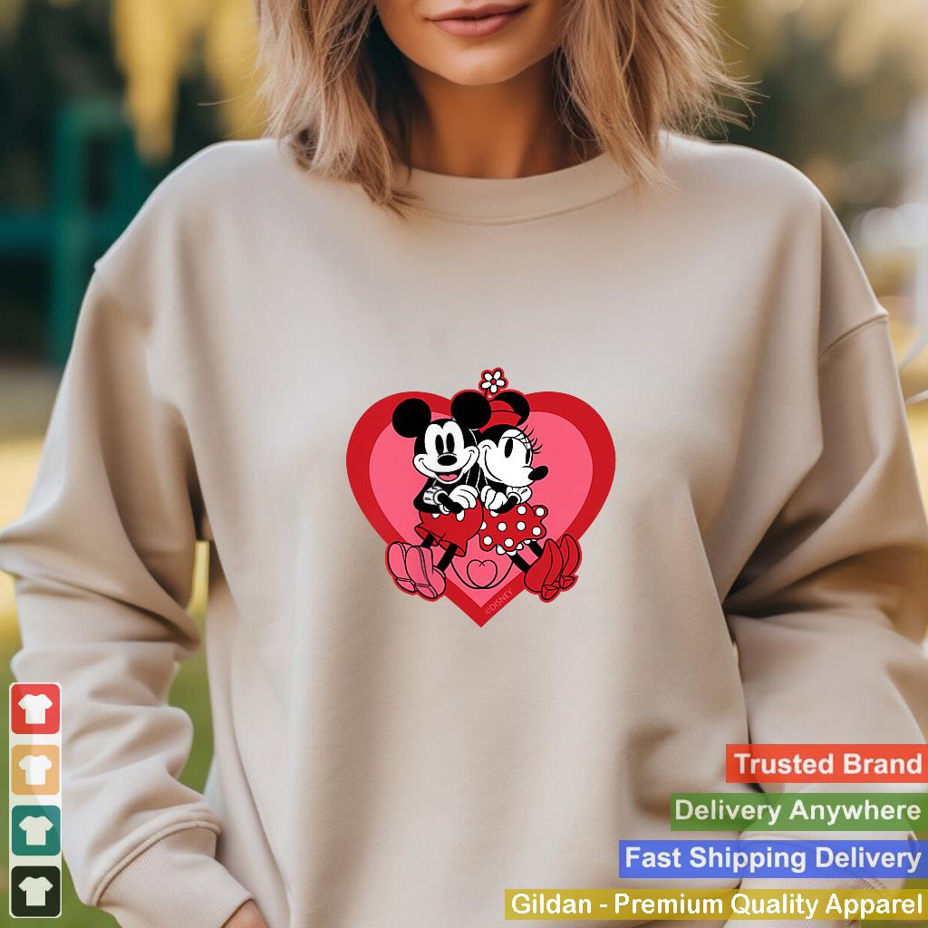 Disney Mickey & Minnie Mouse Couples Valentineu2019s Tail Heart