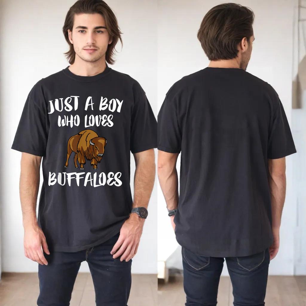 Just A Boy Who Loves Buffaloes Animal Gift