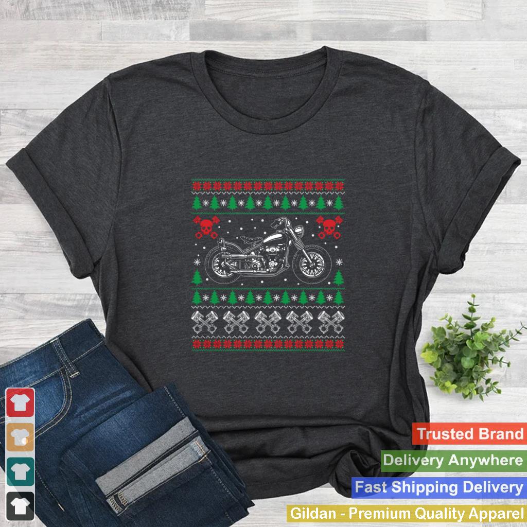 American Motorcycle Cool Biker Ugly Christmas Sweater Gift Motorcross Motorcycle Biker Christmas shirt