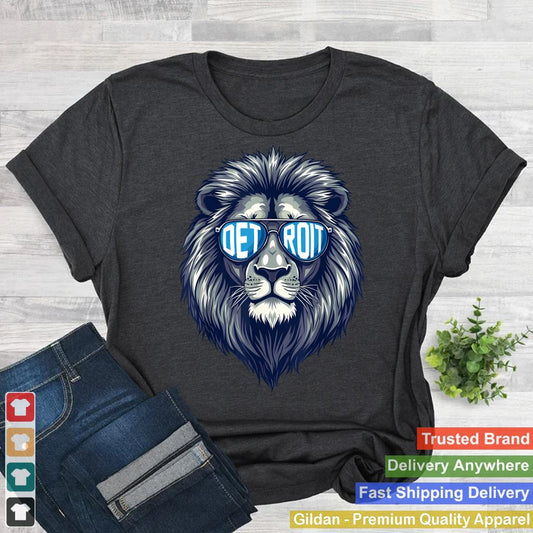 Funny Lion Lovers Wearing Glasses Retro Vintage Style_2