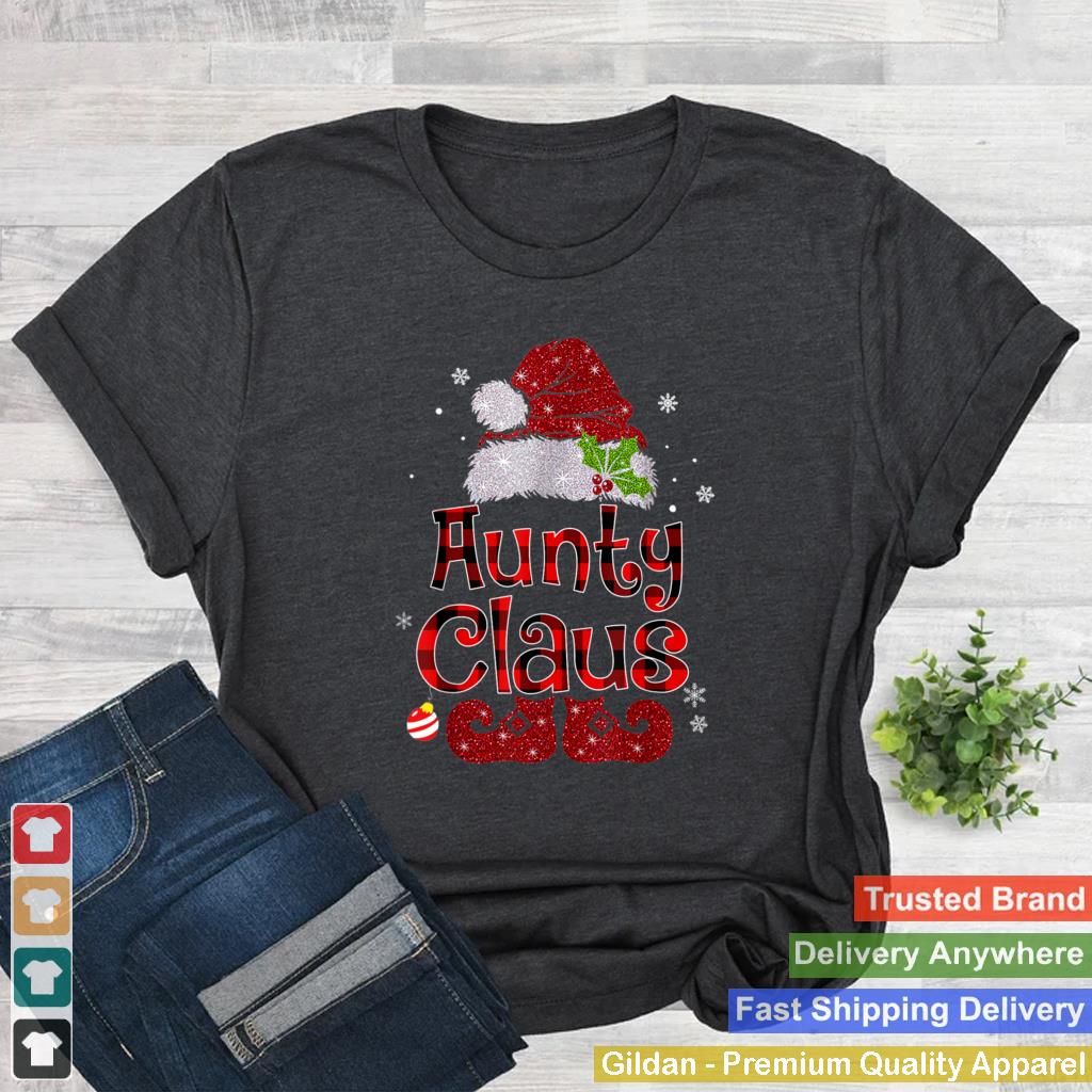 Aunty Claus Shirt Christmas Pajama Family Matching Xmas T Shirt 3 2