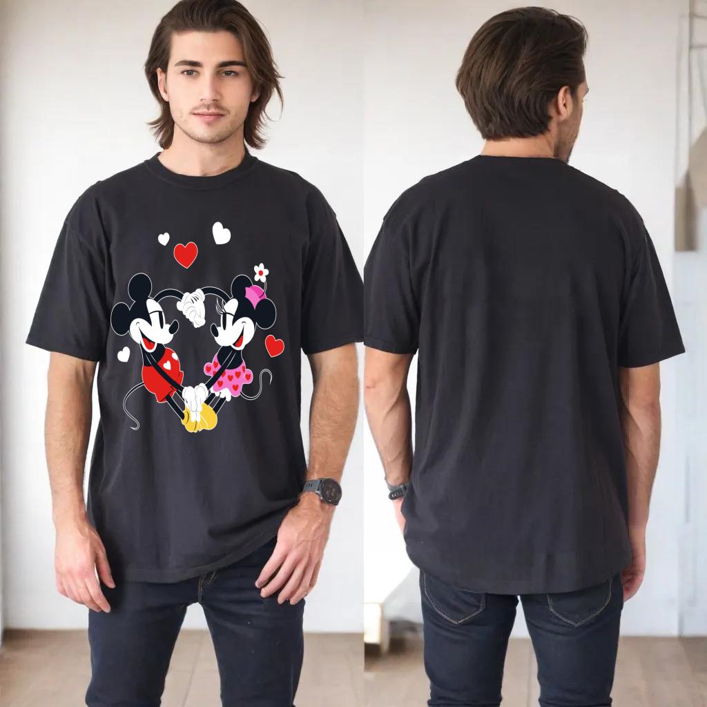 Disney Mickey and Minnie Hearts Valentineu2019s Day Sweatshirt