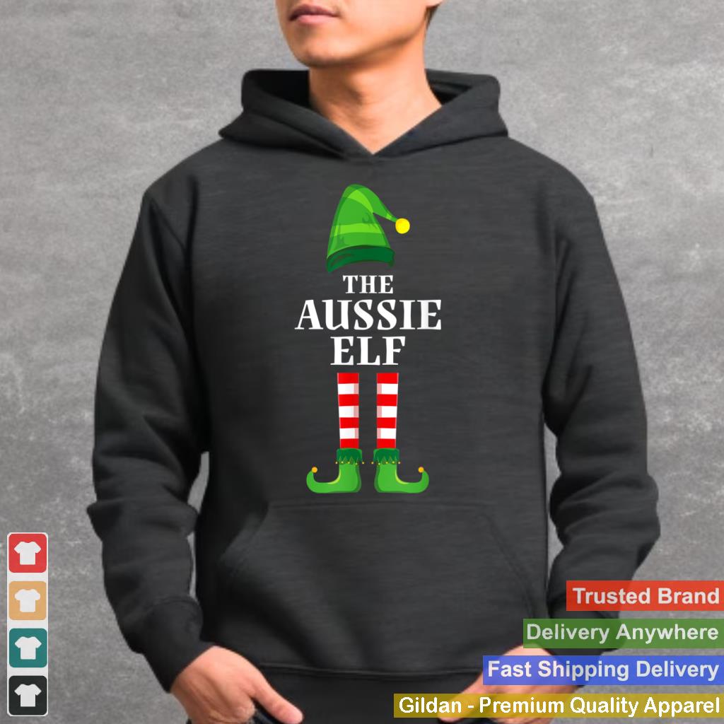 Aussie Elf Family Matching Group Christmas Party Pajama T Shirt