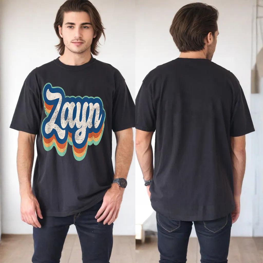 Zayn First Name Boy Vintage Style 70s 80s Personalized