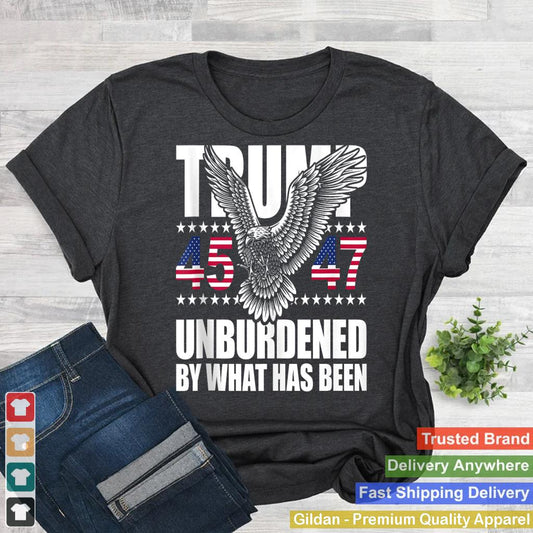 Trump 45 47 American Flag Unburdened By What Has Been Tank Top