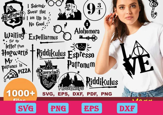 1000+ Harry Potter Bundle Svg