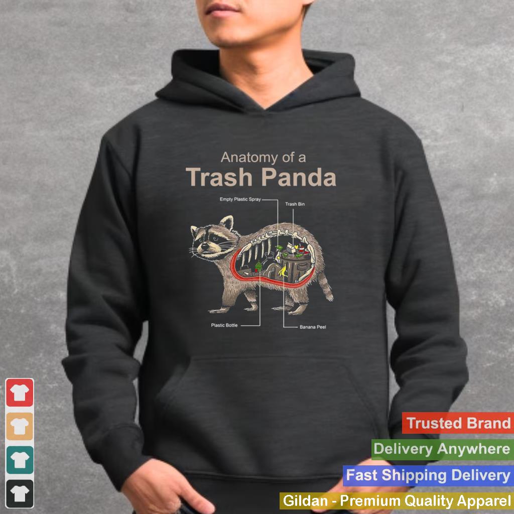 Anatomy Of A Trash Panda Raccoon Anatomy Trash Panda Shirt