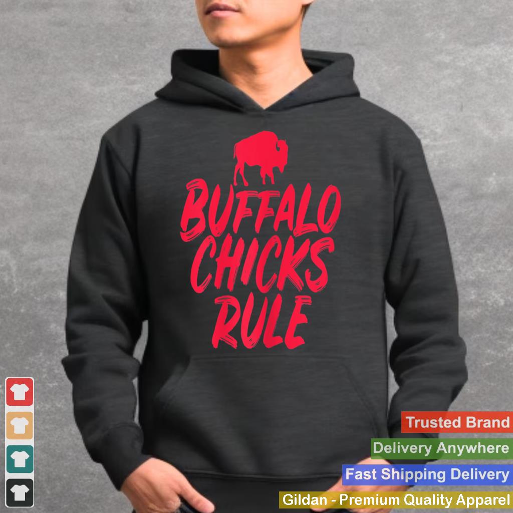 Womens Buffalo Chicks Rule Funny Buffalo NY