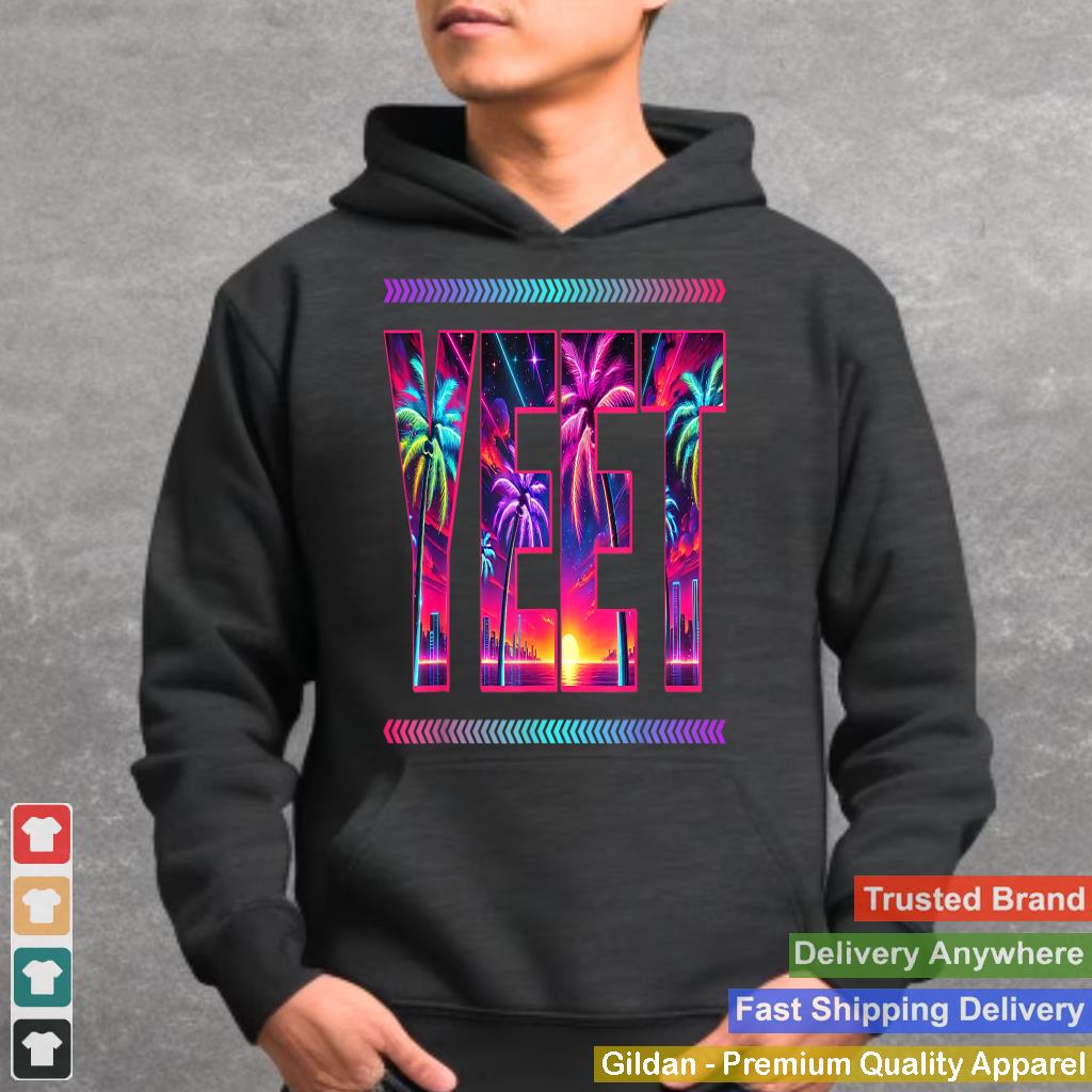 Yeet Funny Meme Quote Vintage Cyberpunk Vibes Souvenir