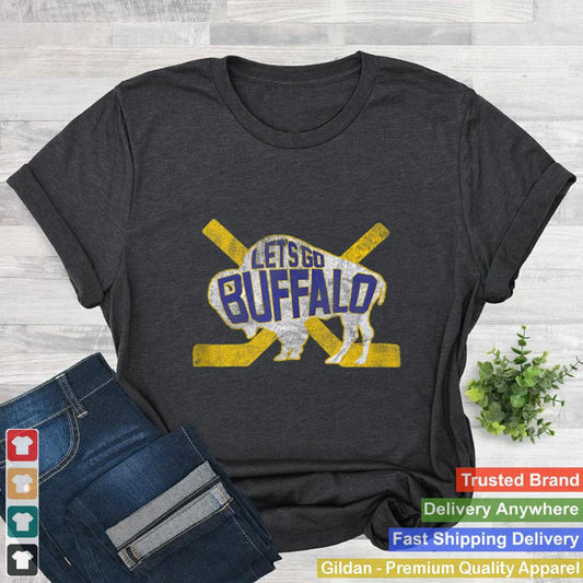 LET'S GO BUFFALO - NY New York retro 716 fan hometown love Tank Top