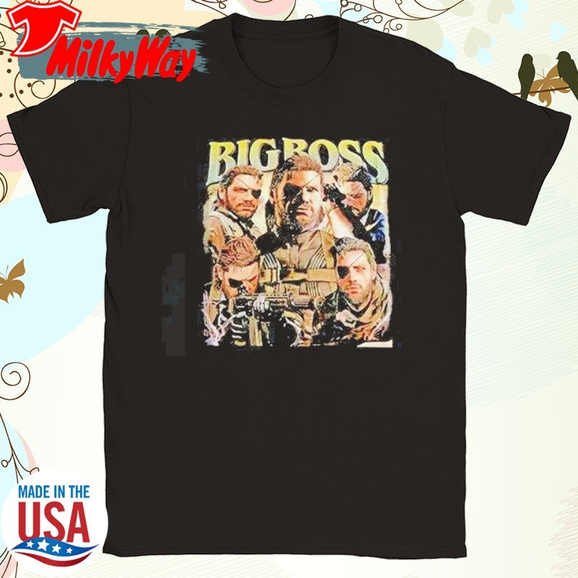 Official Big Time SamBig Boss Metal Gear Vintage Shirt