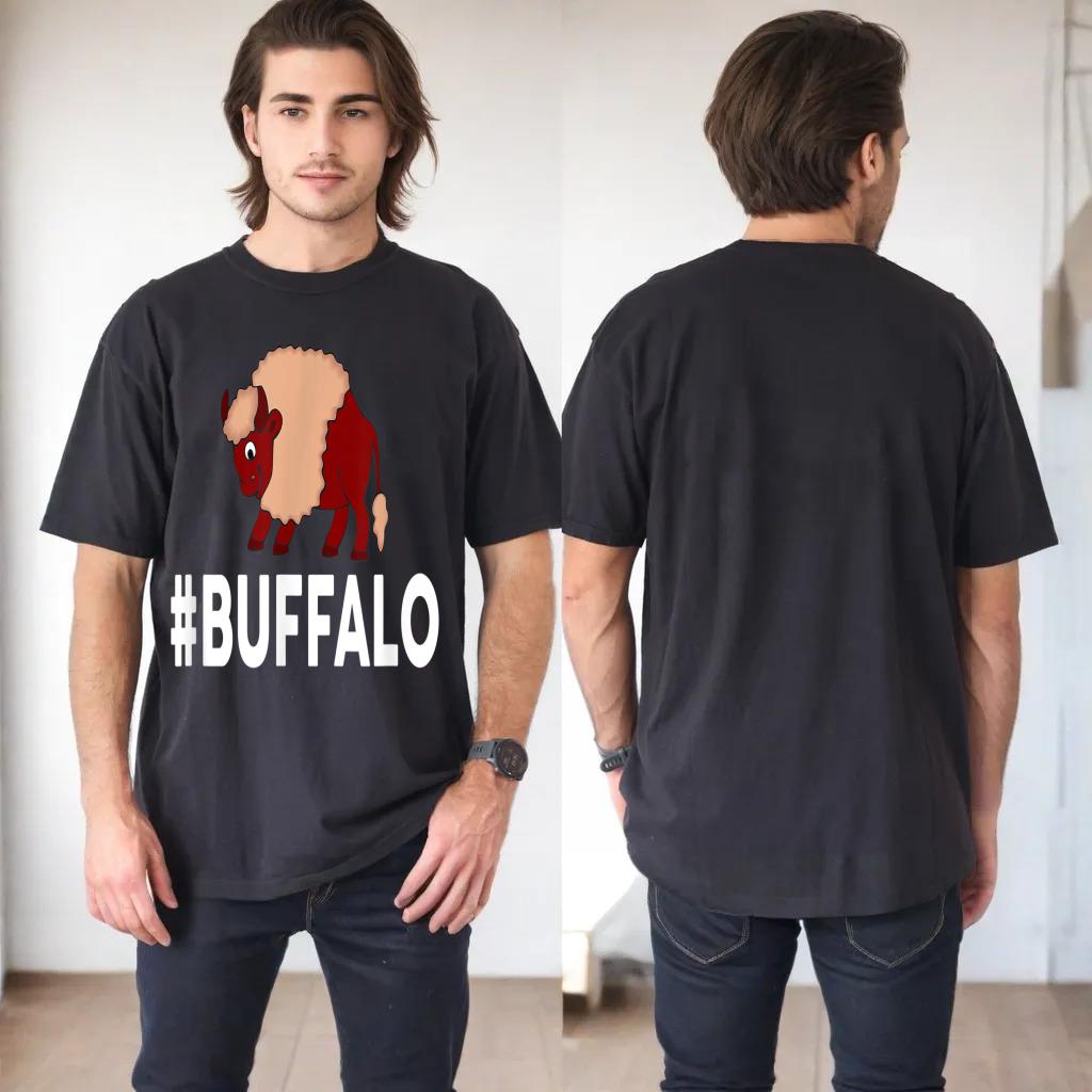 Hashtag BUFFALO T-Shirt Funny #BUFFALO