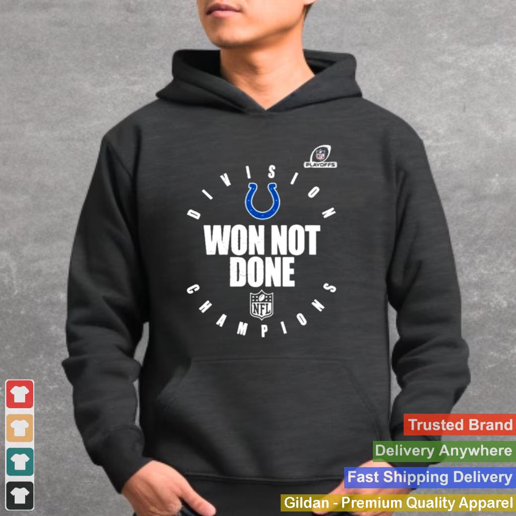 indianapolis colts 2020 afc south division champions won not done shirt