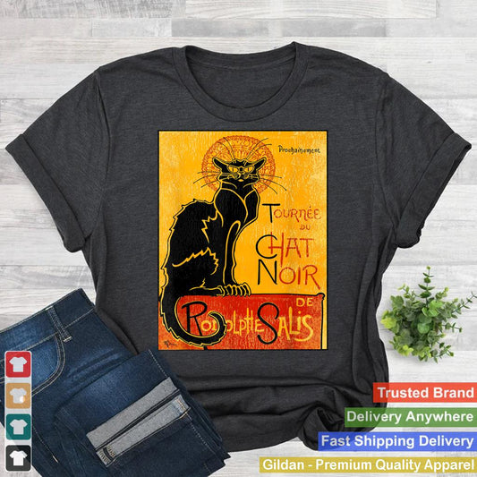 Vintage Tour du Chat Noir Black Cat For Halloween