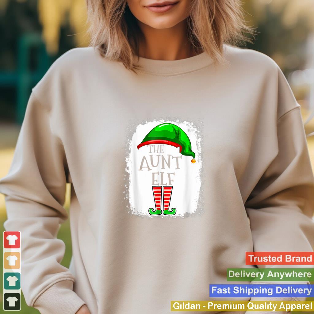 Aunt Elf Matching Group Xmas Funny Family Christmas T Shirt