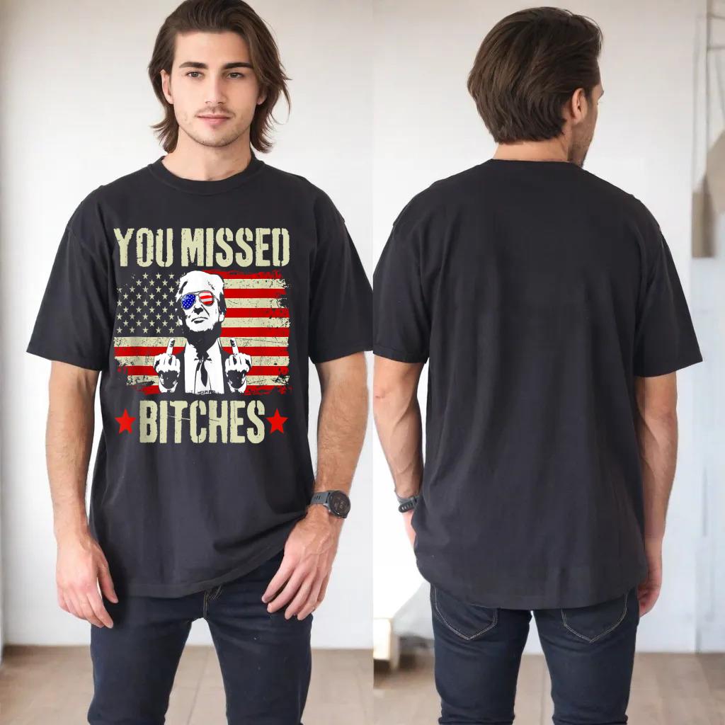 You Missed Shirt, You Missed Trump 2024 TShirt You Missed Tank Top