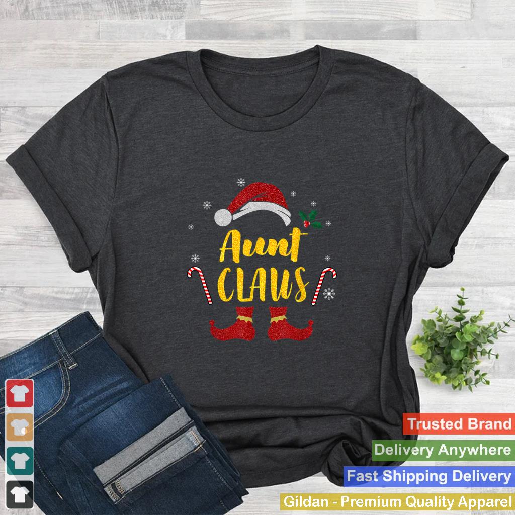 Aunt-Claus-Shirt-Christmas-Pajama-Family-Matching-Xmas-T-Shirt_2