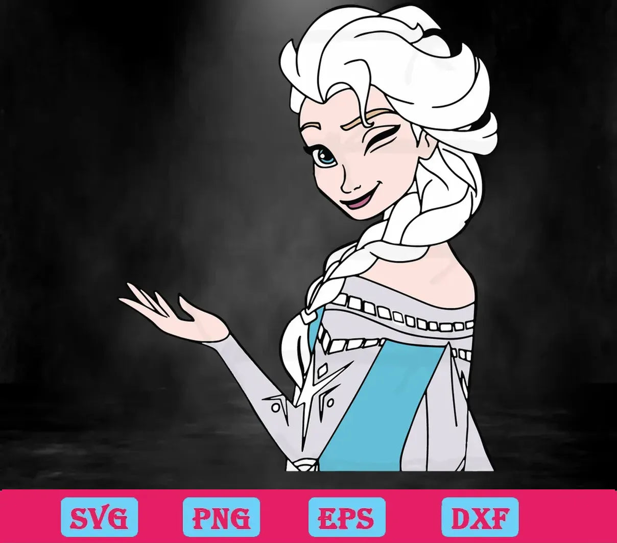 Frozen Queen Elsa Svg